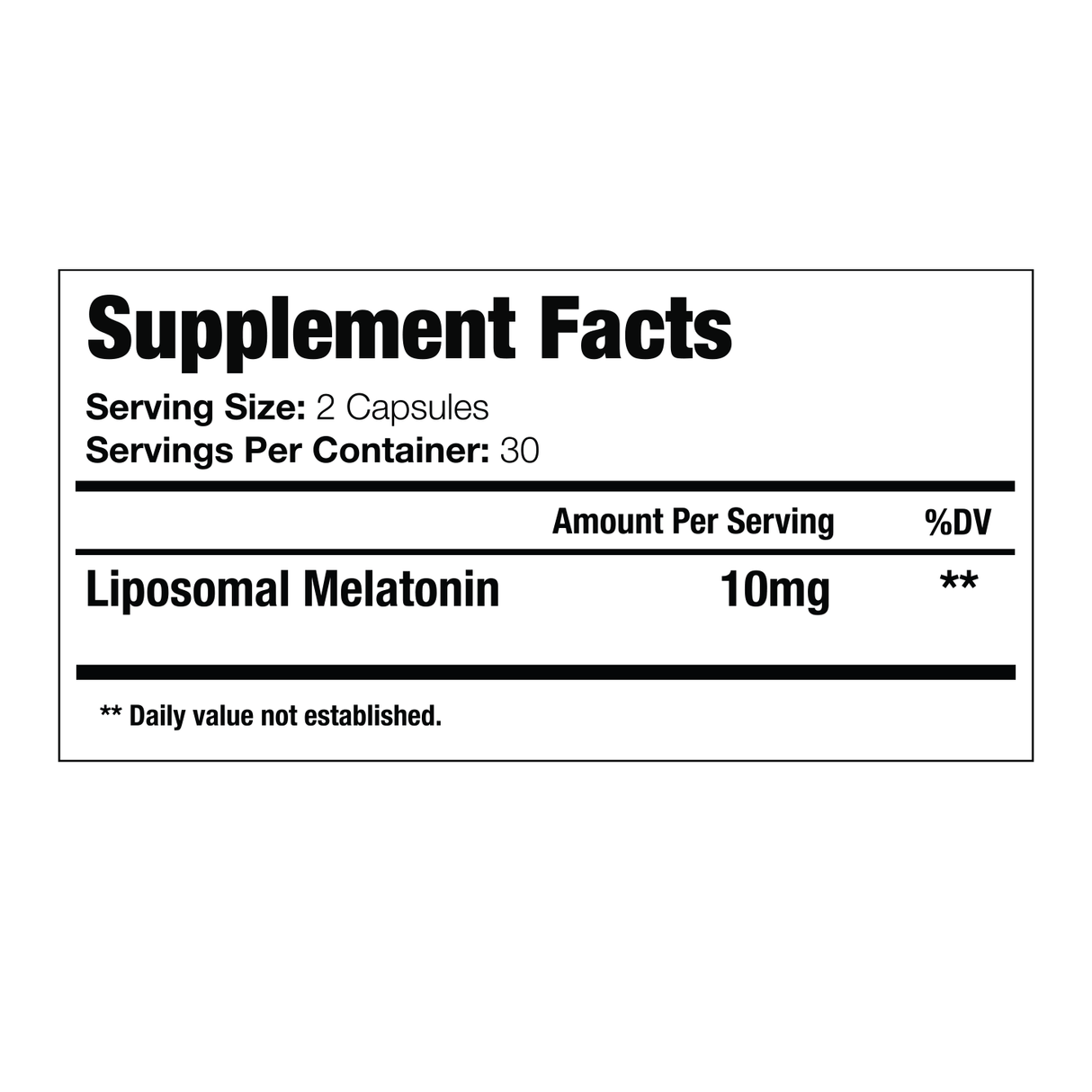 Liposomal Melatonin