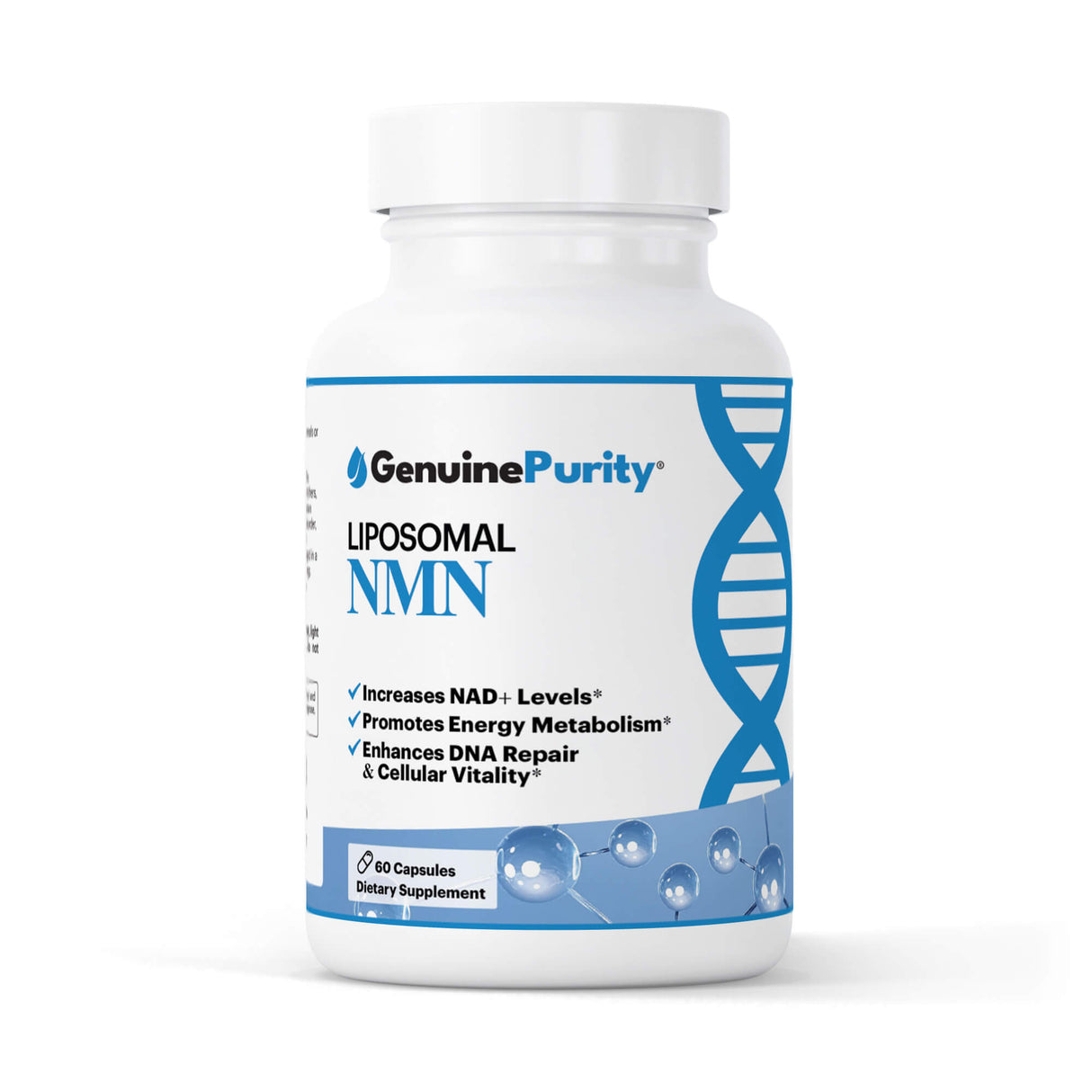 Genuine Purity Liposomal NMN Bottle