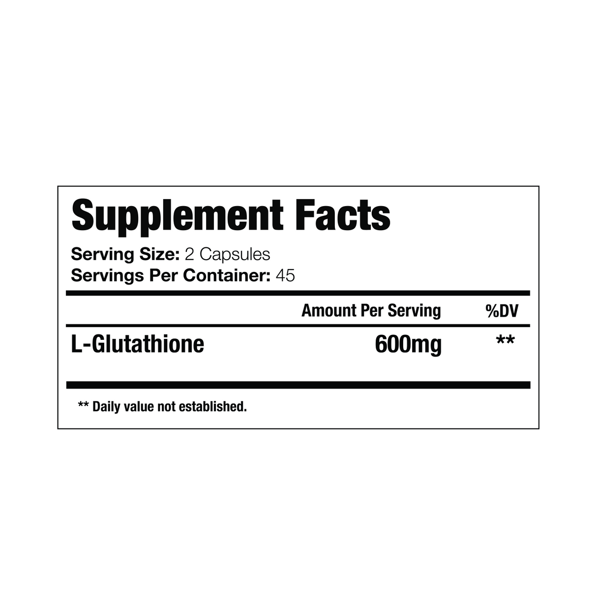 Liposomal L-Glutathione