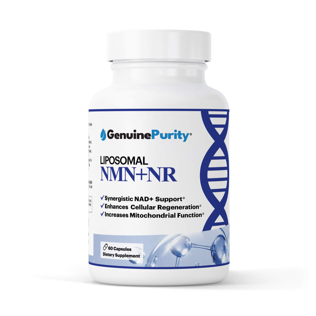 Liposomal NMN+NR 60 Capsules Dietary Supplement