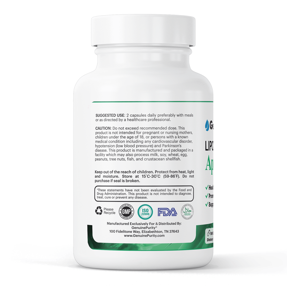 Liposomal Apigenin