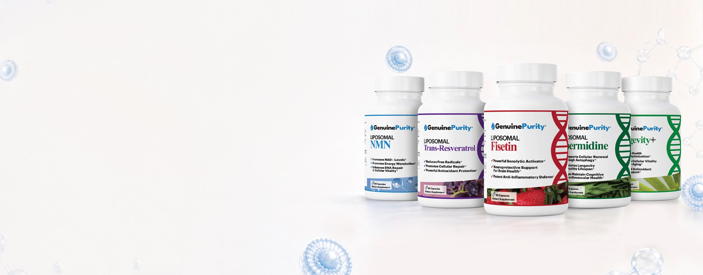 GenuinePurity product range lifestyle
