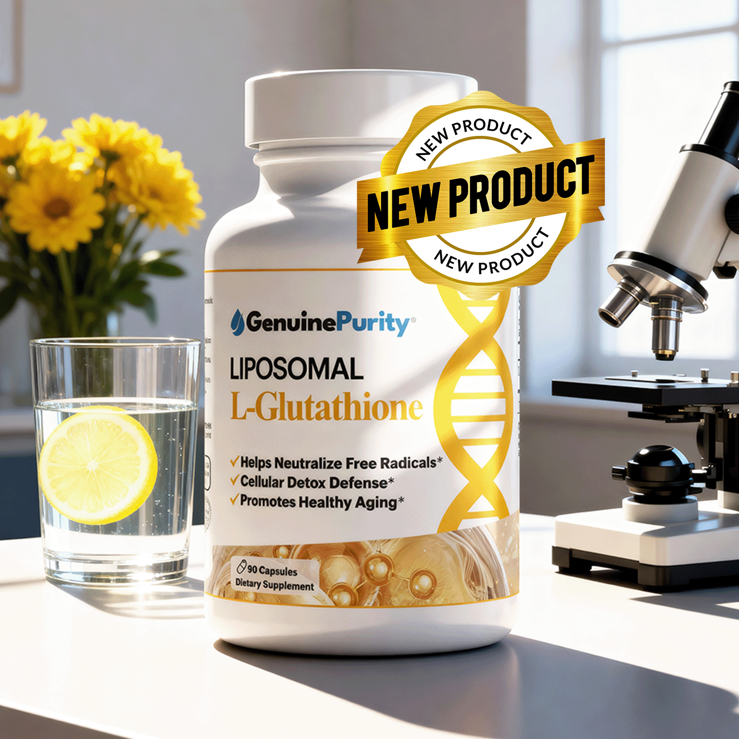 GenuinePurity® Liposomal L-Glutathione