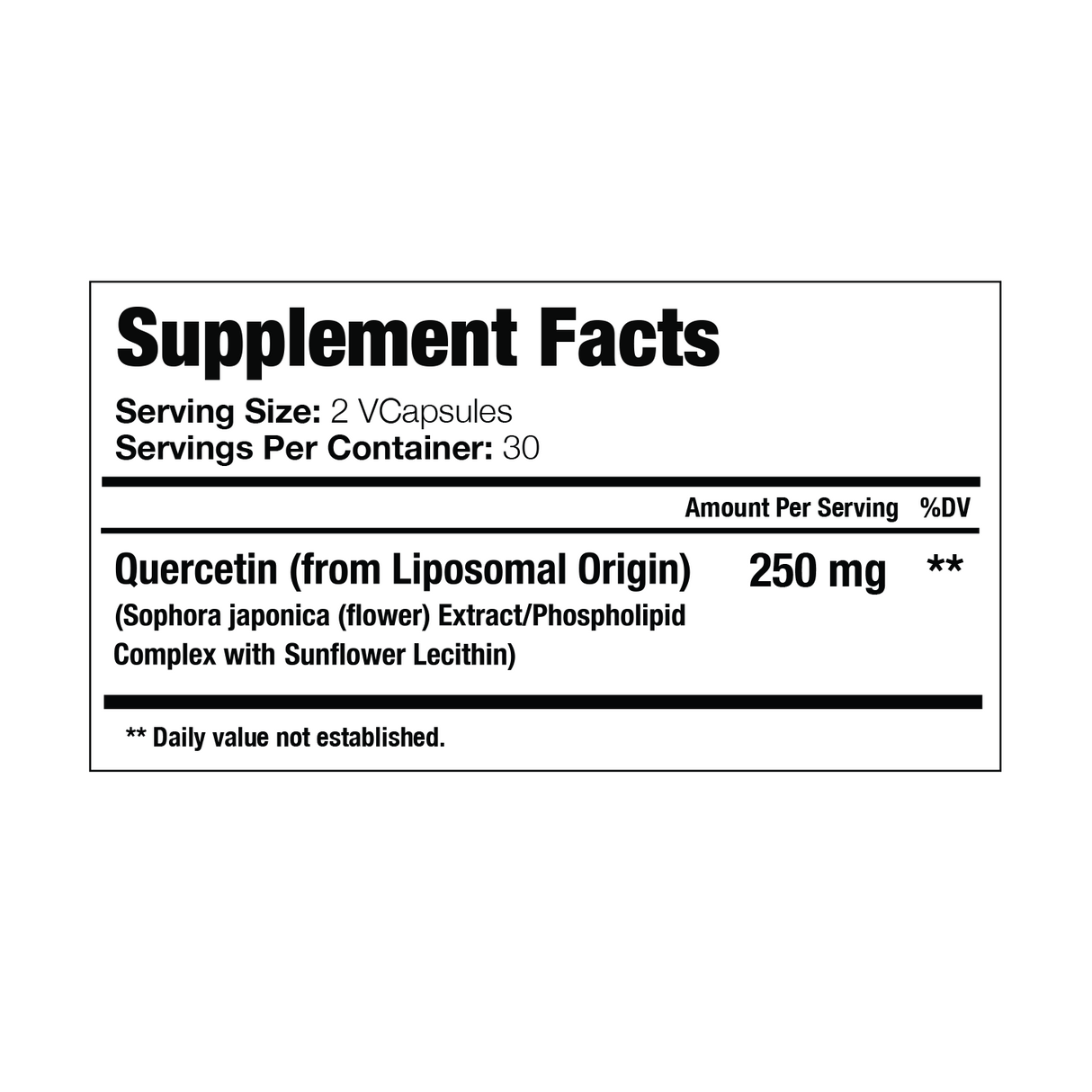 Liposomal Quercetin