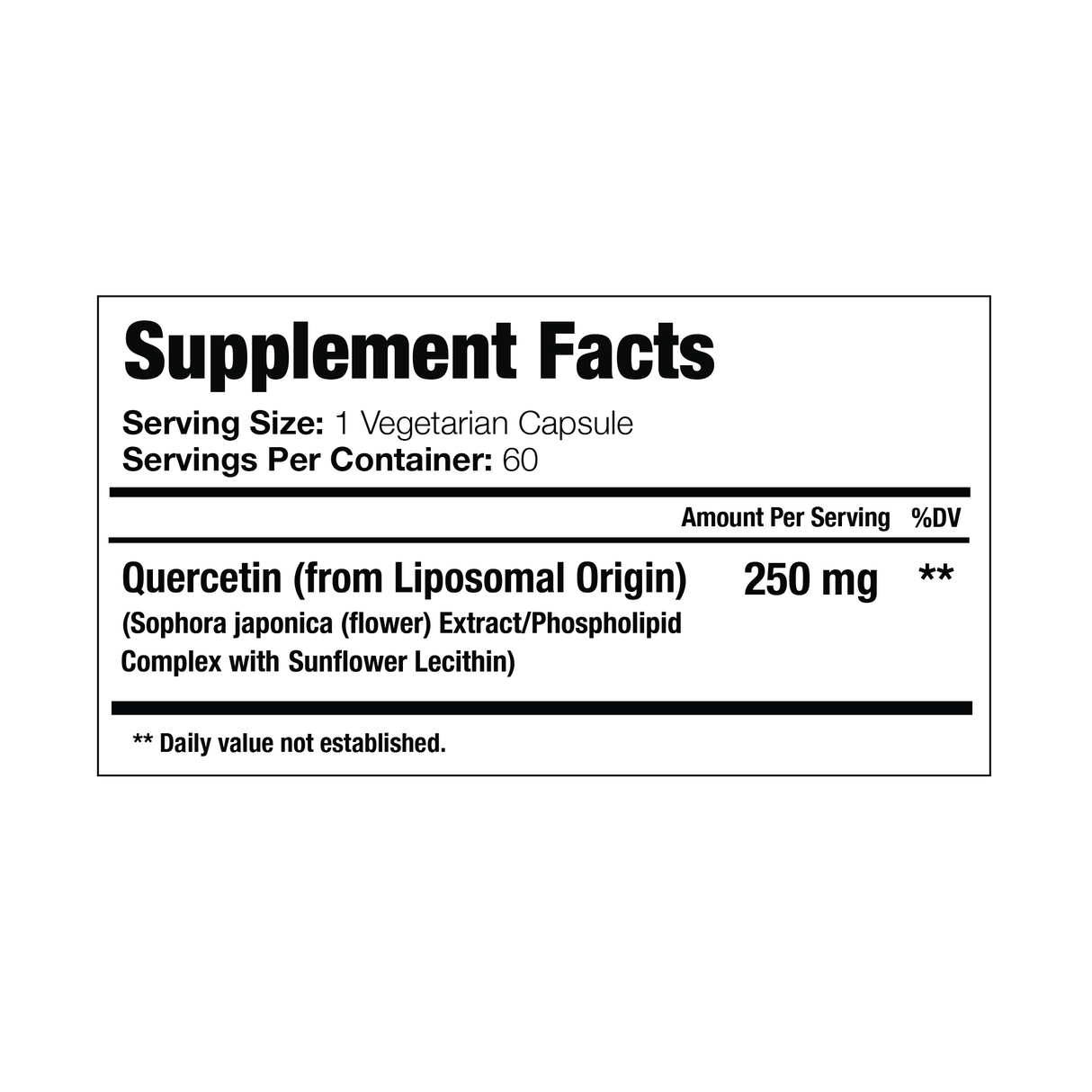 Liposomal Quercetin