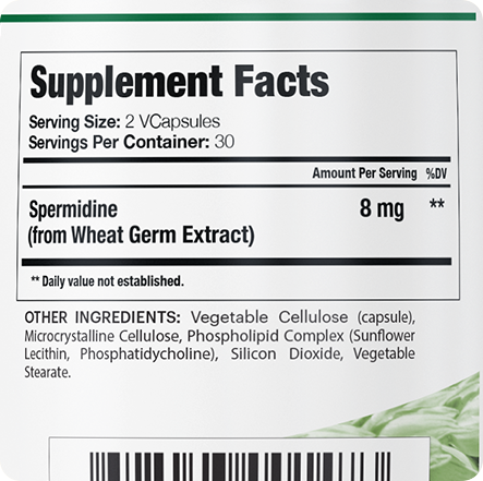 GenuinePurity Spermidine - Supplement Facts