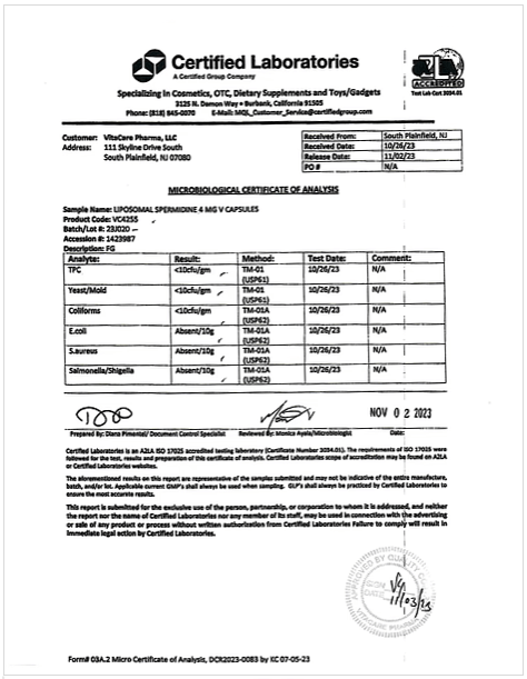 NMN plus NR COA